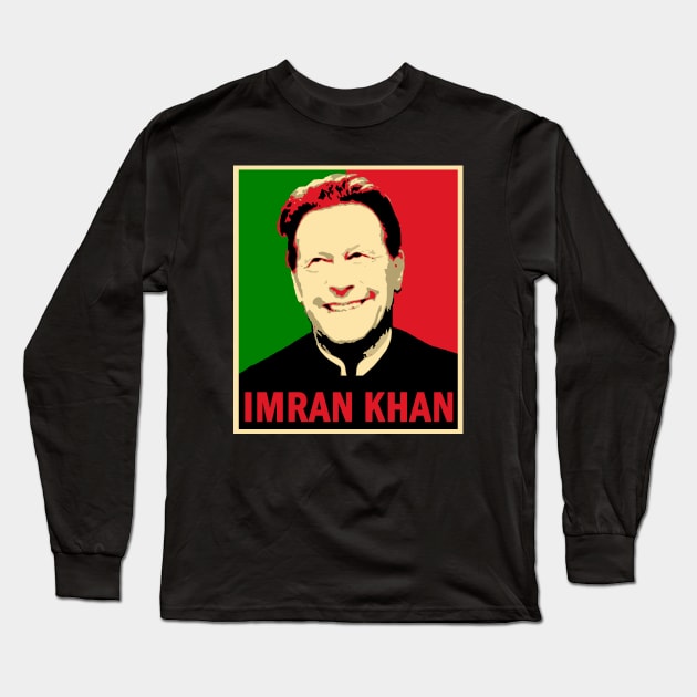 Imran Khan Long Sleeve T-Shirt by valentinahramov